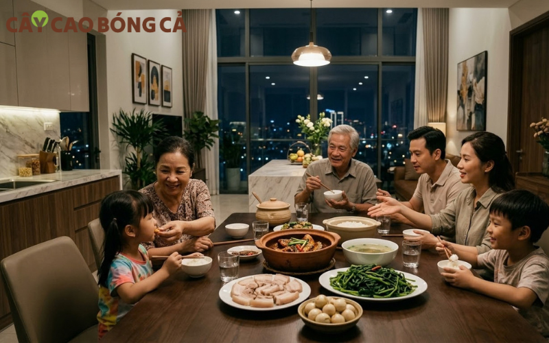 Đôi khi điều cha mẹ mong muốn nhất chỉ đơn giản là một bữa cơm gia đình đông đủ mặt con cháu, nghe tiếng nói cười rộn ràng quanh mâm cơm.