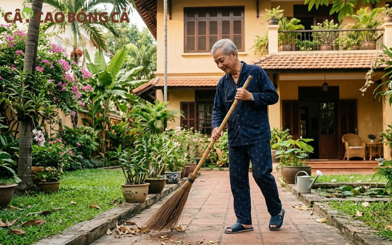 Người già ở một mình vì sợ làm phiền con cháu.