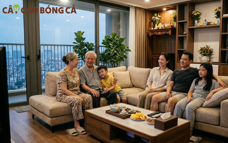 Người già nên sống cùng con hay ở riêng? Đây là câu hỏi của rất nhiều gia đình hiện đại.