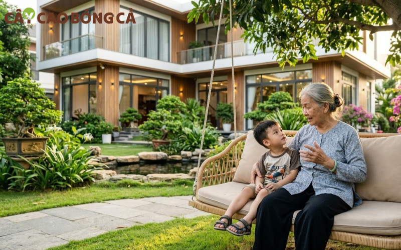 Các con chăm chỉ lao động, anh em thuận hòa, con cái khỏe mạnh chính là niềm vui của ông bà, cha mẹ.