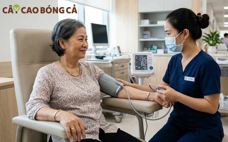 Người già cần đi khám sức khỏe định kỳ để kiểm soát các các chỉ số cơ thể liên quan đến chế độ ăn uống